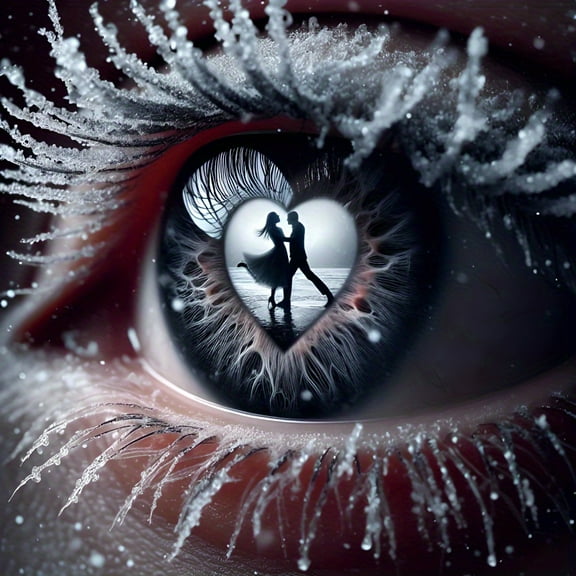 5D DIY Artificial Full Diamond Painting Set - Adult Beginner,Beautiful Eyes Diamond Art, Sparkling Rhinestone, for Home Wall Decor & Gift - Perfect for Art Lovers & Adults