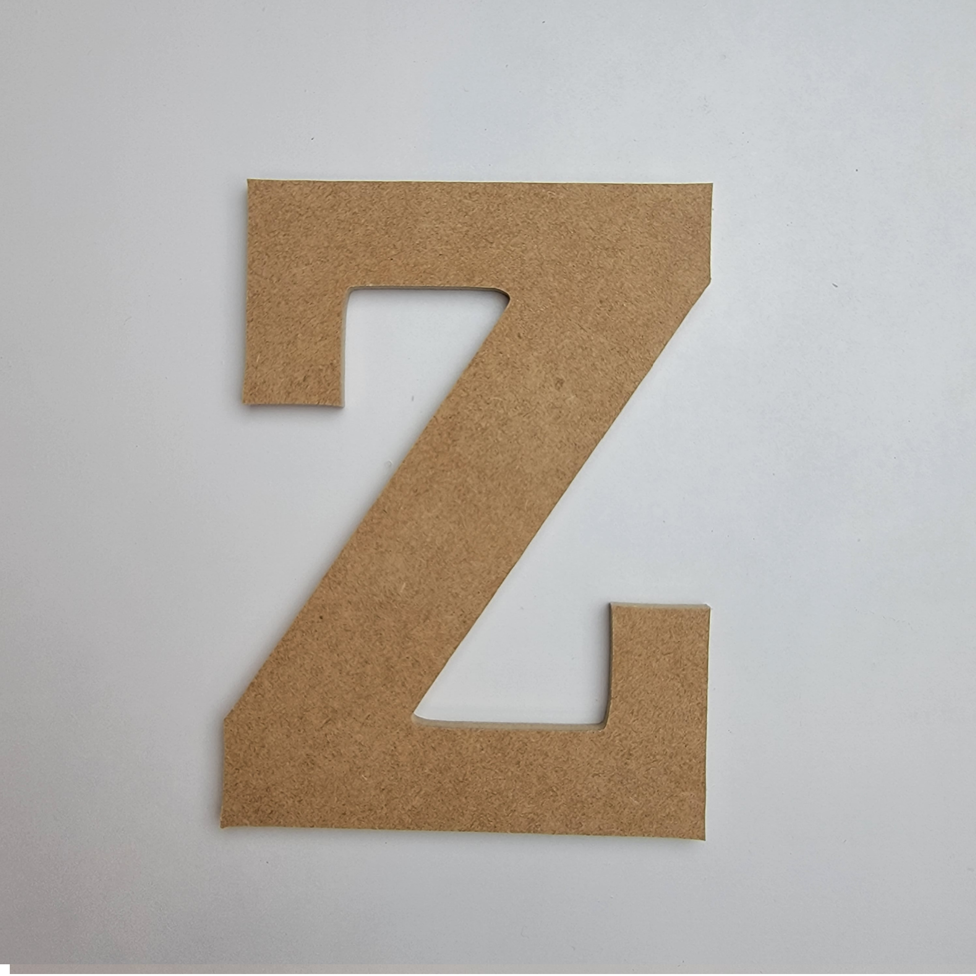 Craft Wooden Unfinished Letter 4" Tall Z, Wood Wall Letter, Rockwell