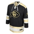 thumbnail image 2 of Men's Colosseum  Black Colorado Buffaloes Athletic Machine Fashion Hockey Jersey, 2 of 3
