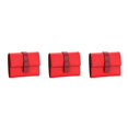 thumbnail image 4 of Sonducket Monedero de cuero para mujer, reemplazo Rectangular, triple pliegue, Color sólido, tarjetero elegante, carpeta de fotos, billetera, Type1 NO1, 4 of 6
