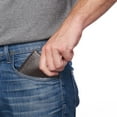 thumbnail image 6 of Alpine Swiss Men RFID Safe Minimalist Front Pocket Wallet Leather Thin Card Case, 6 of 7
