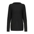 thumbnail image 4 of Tnhcen Women's Black Turtleneck Sweater Loose Fit Knit Top Soft Acrylic Pullover Minimalist Casual Wear Long Sleeve Comfort S-2XL, 4 of 4