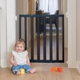 thumbnail image 2 of Toddleroo by North States LuxeCraft Wooden Baby Gate, Midnight Blue, 2 of 12