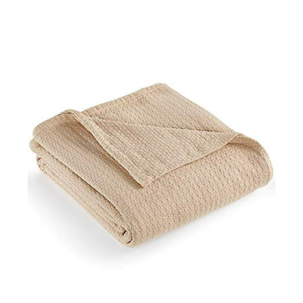 Lauren by Ralph Lauren Estate Cotton Blanket King Taupe