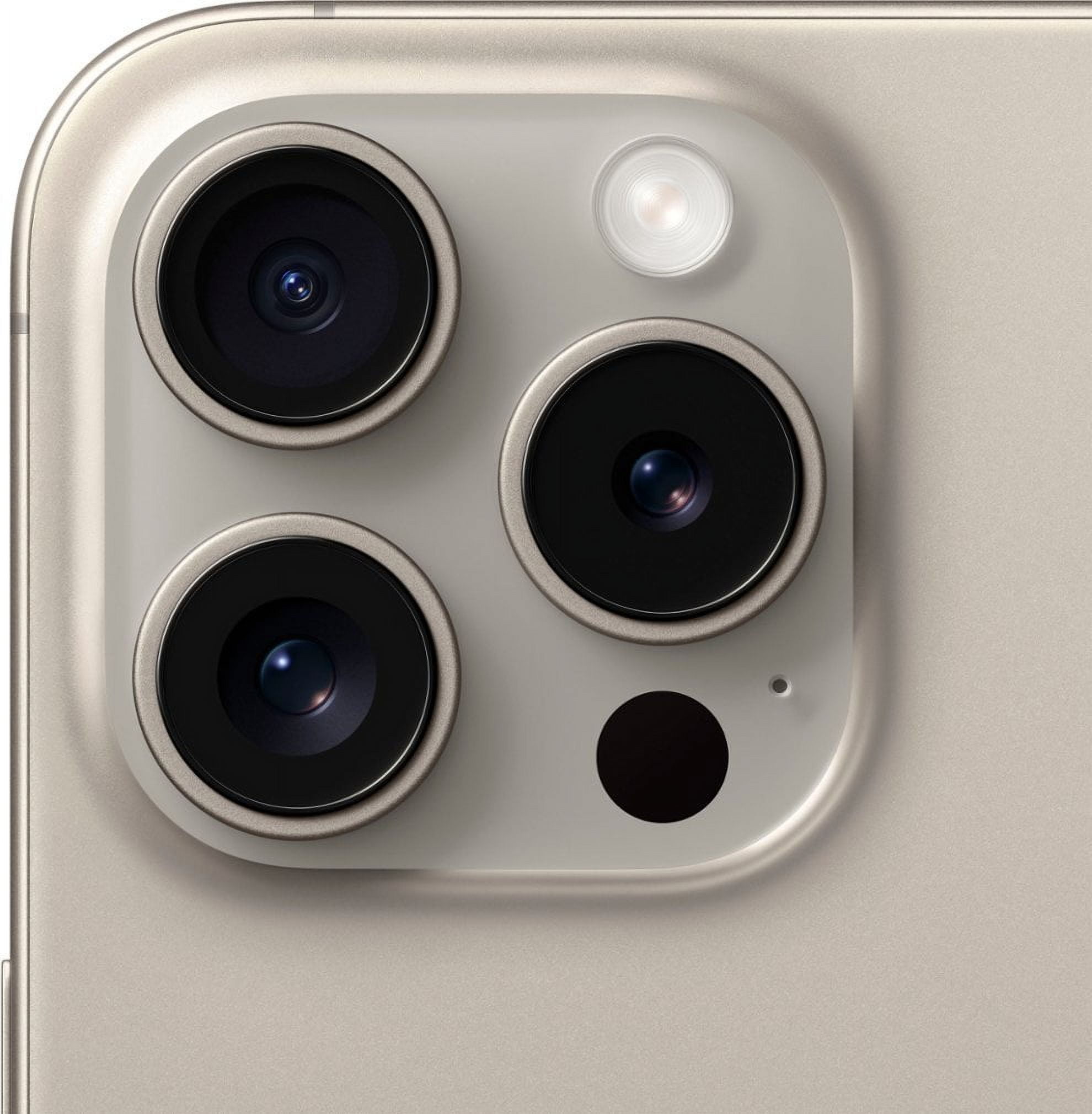 Restored Premium Apple iPhone 15 Pro - Fully Unlocked - 128 GB Natural Titanium (Refurbished)