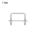 thumbnail image 3 of Square U-Bolts 304 Stainless Steel, U Bolt with Nuts and Plates, for Boat Trailer M8x62mmx60mm, 3 of 5