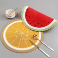 thumbnail image 2 of 2 pcs pp woven round western rugs insulation mat dining table, 2 of 5