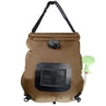 thumbnail image 1 of Solar Shower Bag 5 Gallons/20L Solar Heating Camping Shower Pouch PVC Portable Bath Bag Foldable, 1 of 8