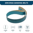 thumbnail image 3 of Benchmark Abrasives 2" x 36" Metal Grinding Zirconia Sanding Belts for Back stand Belt Grinders, Knife Belt Sanders, Benchstand Grinders Sanding Belt (6 Pack) - 36 Grit, 3 of 3
