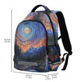 thumbnail image 2 of FORMRS Kids School Backpack Elementary Student Unisex Travel Bookbag with Reflective Stripes, Mountains and Forests, 2 of 7