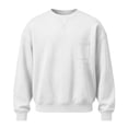 thumbnail image 5 of Mineart Men's Crewneck Sweatshirt Long Sleeve Fall Oversized Pullover Tops Loose Fit Athletic Comfy Basic Shirts, 5 of 7