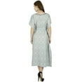 thumbnail image 6 of Bimba Women Long Kaftan Maxi Cotton Gown Caftan Night Wear Coverup, 6 of 6