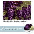 thumbnail image 2 of Grape Indoor Carpet Kitchen Rug Office Mat - Polyester Non-Slip Machine Washable, 2 of 6