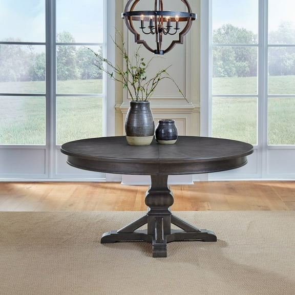 Paradise Valley Pedestal Table Set in Brown