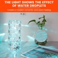 thumbnail image 3 of Crystal Table Lamp  Acrylic Bedside Lamp with 16 Color Dimmable Lights Rechargeable Touch Desk Lamp with Teardrop Shape USB Charging for Bedroom Living Room, 3 of 7