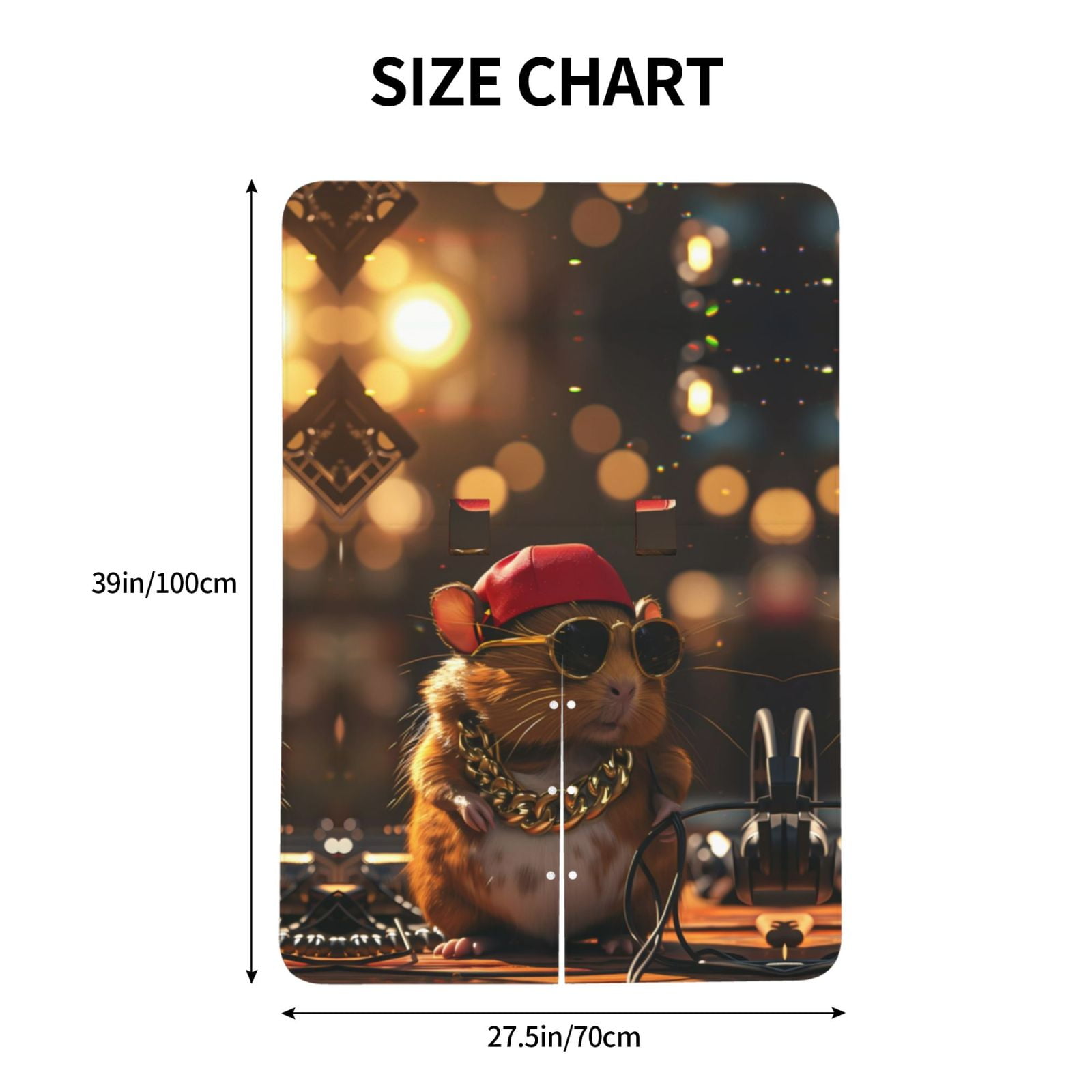 Car Seat Cover Baby - Hip-Hop Guinea Pig. Breathable Infant Car Seat Cover for Baby Carseat, Lightweight Comfort Baby Essentials Must Haves Newborn Stuff for Girl Boy