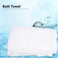 thumbnail image 2 of Toalla de baño portátil para hombre con bolsillo, cintura elástica, manta suave para nadar en la playa (blanco), 2 of 8