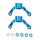 thumbnail image 1 of Par de montantes traseros, accesorios para coche RC 1/10, actualización de aleación de aluminio para TT02 Azul, 1 of 9