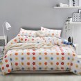 thumbnail image 5 of Colorful Flower Print Cotton Bedroom Bedding Set Quilt Cover with Pillowcase (King Size), 5 of 8