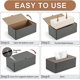 thumbnail image 5 of (Negro) Caja de pañuelos rectangular de mármol, 5 of 5
