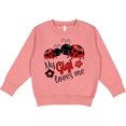 thumbnail image 2 of Inktastic My Gigi Loves Me with Cute Ladybugs Toddler Sweatshirt, 2 of 4