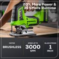 thumbnail image 3 of Greenworks Scie Jig Sans Balais 24 V (Outil Seulement) - JS24L00, 3 of 11