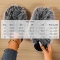 thumbnail image 3 of Achuyrbd Womens Fluffy House Slippers Plush Closed Toe Slip On Cozy Warm Indoor, 3 of 9
