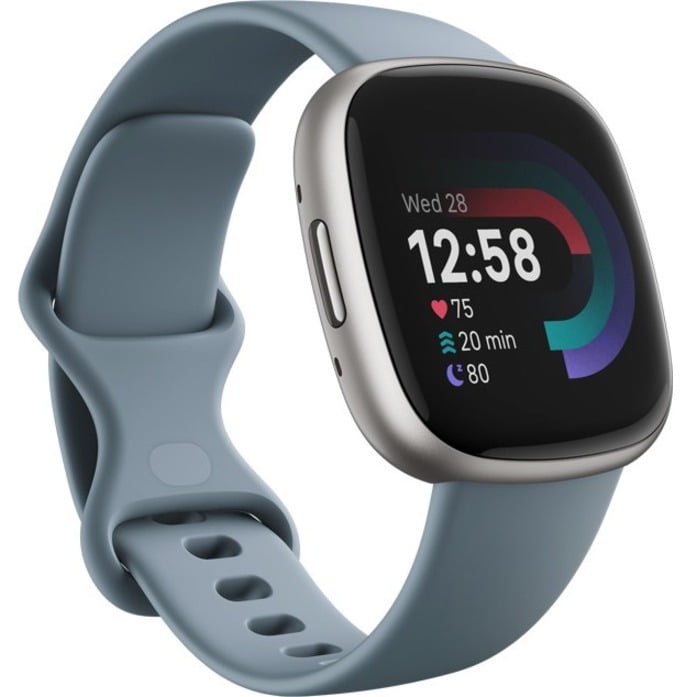 puberteit weekend krijgen Fitbit Versa 4 Fitness Smartwatch - Black/Graphite Aluminum - Walmart.com