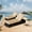 Brown Rattan with Khaki Cushion, variant on Set of 2 Outdoor PE Wicker Chaise Lounges – Adjustable Recliner Chairs with Storage Table – Sky Blue Cushions, Removable Tabletop – Ideal for Poolside, Patio, Deck