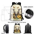 thumbnail image 6 of KUIFORTI Elephant Girls Bookbag Ages 8-10 Sunflower Backpack For School Girls 5th Grade Multi-Pockets Kids Shoulder Backpack Large Capacity School Bag with Shoulder Pad & Adjustable Straps, 6 of 6