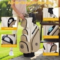 thumbnail image 3 of Sturdum T-Lock Golf Cart Bag, 14-Way Full-Length Divider Golf Bag with Rigid Inner Shell, Quiet Club Organization System, Ergonomic Padded Strap & Rain Cover, 3 of 6