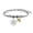 SGLXM001 Bracelet in Silver, variant on Stainless Steel Snake Chain Bracelet Teacher's Day Bee-Themed Gift Engraved Titanium Steel Bracelet Wholesale