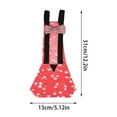 thumbnail image 2 of Reusable Chicken Diaper with Bow Tie, Polyester Fabric Soft & Durable, Adjustable Hook & Loop, Eco-Friendly & Cute, 2 of 4