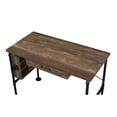thumbnail image 6 of Newboti Furniture Endang Weathered Oak & Black Finish Writing Desk BN.0683, 6 of 10