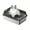 Transparent black 60*40*22CM, variant on Garvee 60cm Semi-Closed Cat Litter Box, PP & Stainless Steel Design, 60*40*22CM Grey