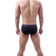 thumbnail image 3 of Honeeladyy Men Casual Solid Mid Waist Breathable Underwear Men's Fashion Men's Underwear Boxer Shorts Attractive Breathable, 3 of 3