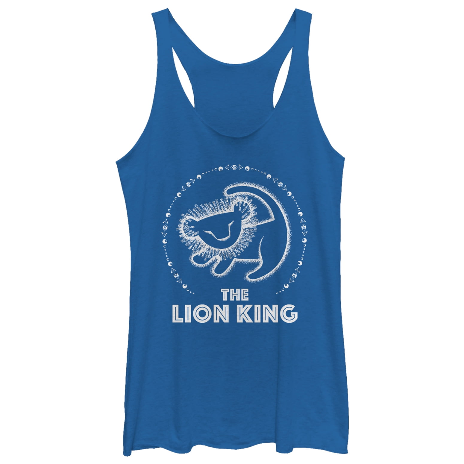 The Lion King Women's Lion King Simba Painting Circle Racerback Tank Top