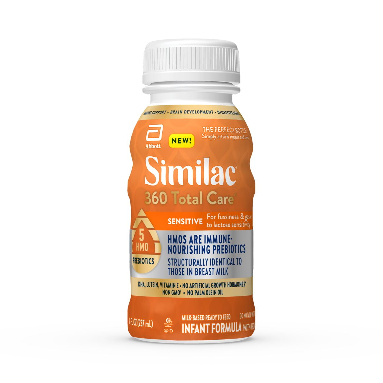 Similac 360 Total Care Sensitive Infant Formula, Ready-to-Feed 8-fl-oz Bottle