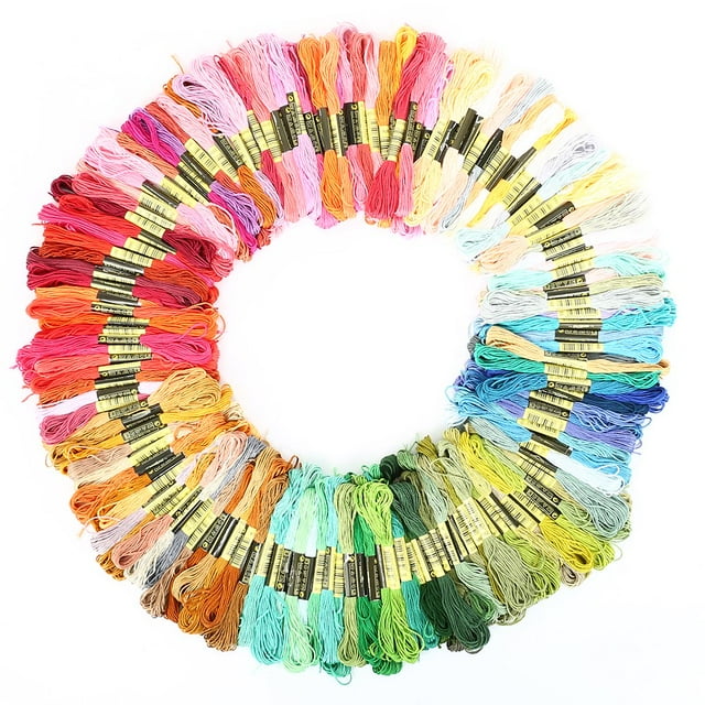 Multi Colors Embroidery Thread Cross Stitch Floss Sewing with Hand Sweing Handmade Tools