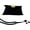 Black, variant on Islamic Prayer Mat, Turkish Prayer Rug with Pouch and Ornament Sealing, Portable Prayer Mat with Handy Pouch, Islamic Carpet Pad Ideal for Travelling (44"x26” with 2 extra frill on both sides) (Pink)