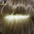 thumbnail image 5 of Lyrical Hair Toupee for Men Fine Mono Mens Toupee Human Hair Replacement Systems Monofilament with NPU Hairpiece for Man Black Brown Blonde Gray Hair Wig Unit, 5 of 6