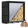 thumbnail image 2 of Étagère à Bois d'Extérieur avec Housse Élargie, Support à Bois Robuste Inclus, Sangle de Support, Étagère en Bois Enduit de Poudre pour Rangement de Bois de Chauffage, 2 of 2