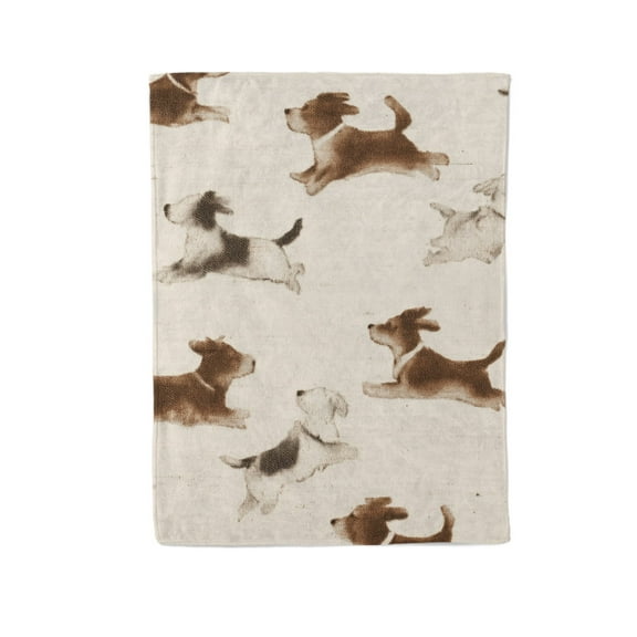 Galloping Horses Parade Lightweight Flannel Printed Blanket - Ultra Soft & Warm, All-Season Cozy Plush for Couch, Bed, Office, Camping Nap - Perfect Decorative Gift