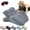 Gray, variant on Ergonomic Memory Foam Wedge Pillow, Multi-Functional Memory Foam Lounger Cushion Back Support,27° Angle Perfect Position Ergonomic Support for Back Pain