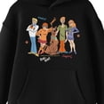thumbnail image 2 of Scooby Doo Mystery Gang Doodle Youth Black Graphic Hoodie-Small, 2 of 4