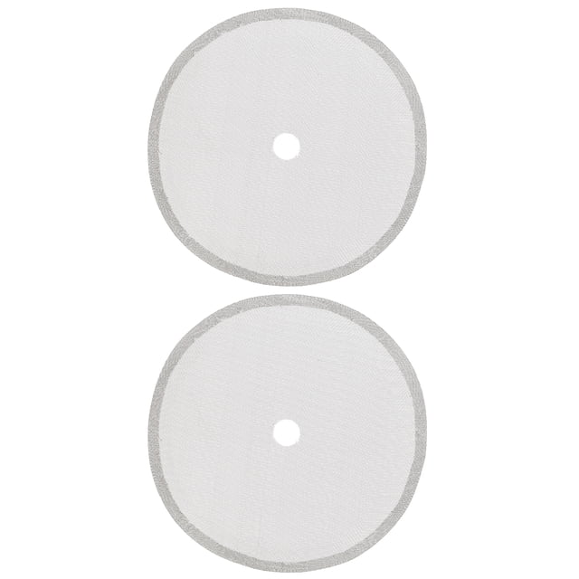 MasteelfCA 2pcs Tea Makers Mesh Filter Stainless Steel Filter Mesh Coffee Press Screen