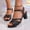 #24Black, variant on Byworldtasic Chunky Heels for Women Wedding Fashion Sparkly Dressy Shoes Open Toe Ankle Strap Heeled Sandal for Prom Party