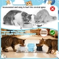 thumbnail image 6 of shuaien 3 Pack Elevated Cat Bowls with Non-Slip Pad, Anti-Vomiting Cat Dishes, Whisker Friendly Pet Bowls for Indoor Cats and Small Dogs, 15 Degree Angle Cat Food Bowl, 3 Colors, 6 of 8