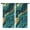 Teal and Gold, variant on Blackout Kids Curtains,Blue and Gold Marble Flow Veins Pattern Childrens Insulated Curtains Set Of 2,Bedroom Essentials,Toddler Room Decor 42"x54"