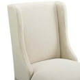 thumbnail image 6 of Baron Bar Stool Upholstered Fabric Set of 2,Beige, 6 of 7